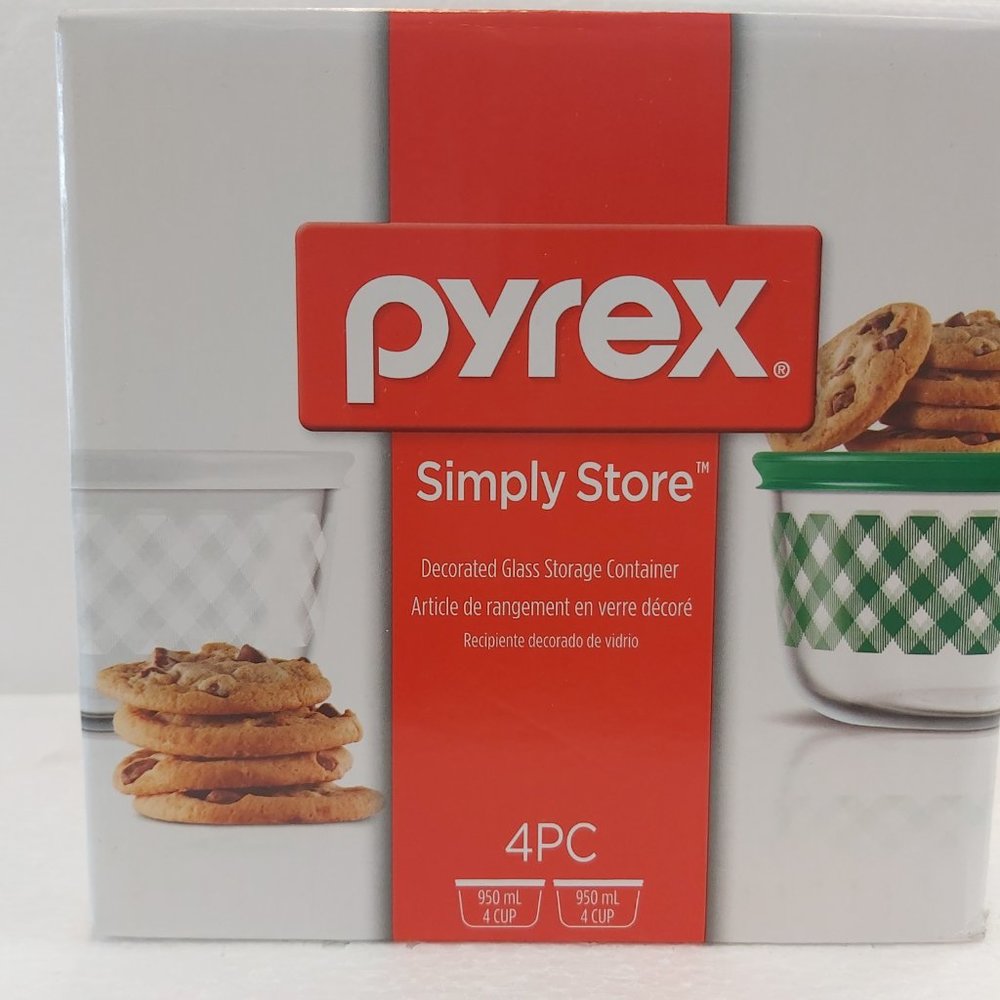 4cup Pyrex Decorated 2 Piece Set - Picture 3 of 4